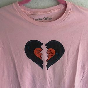 Conan Gray Superache Vinyl Pink T Shirt